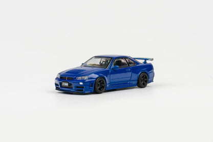買い保障できる DCT X TOPART 1/64 Diecast – BLUE BAYSIDE - Z-Tune R34 Nissan ミニカー