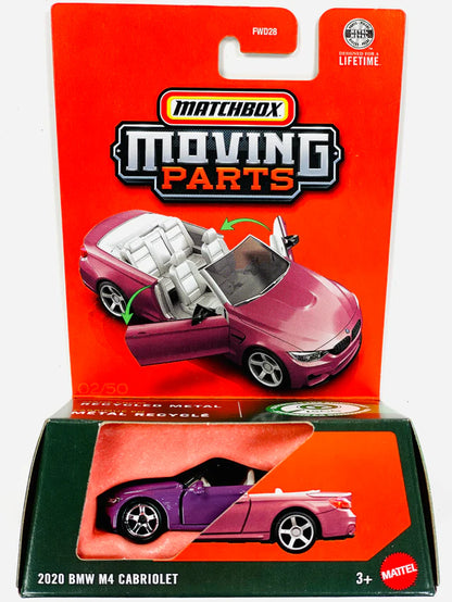 Matchbox MOVING PARTS 2020 BMW M4 Cabriolet