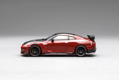 MOTORHELIX 1/64 Nissan GT-R NISMO (R35) Special Edition 2022 Vibrant Red M63522