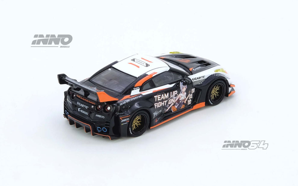 INNO 64 1/64 GT-R (R35) WIDEBODY AORUS X INNO64 LIMITED EDITION - IN64-R35LB-AORUS