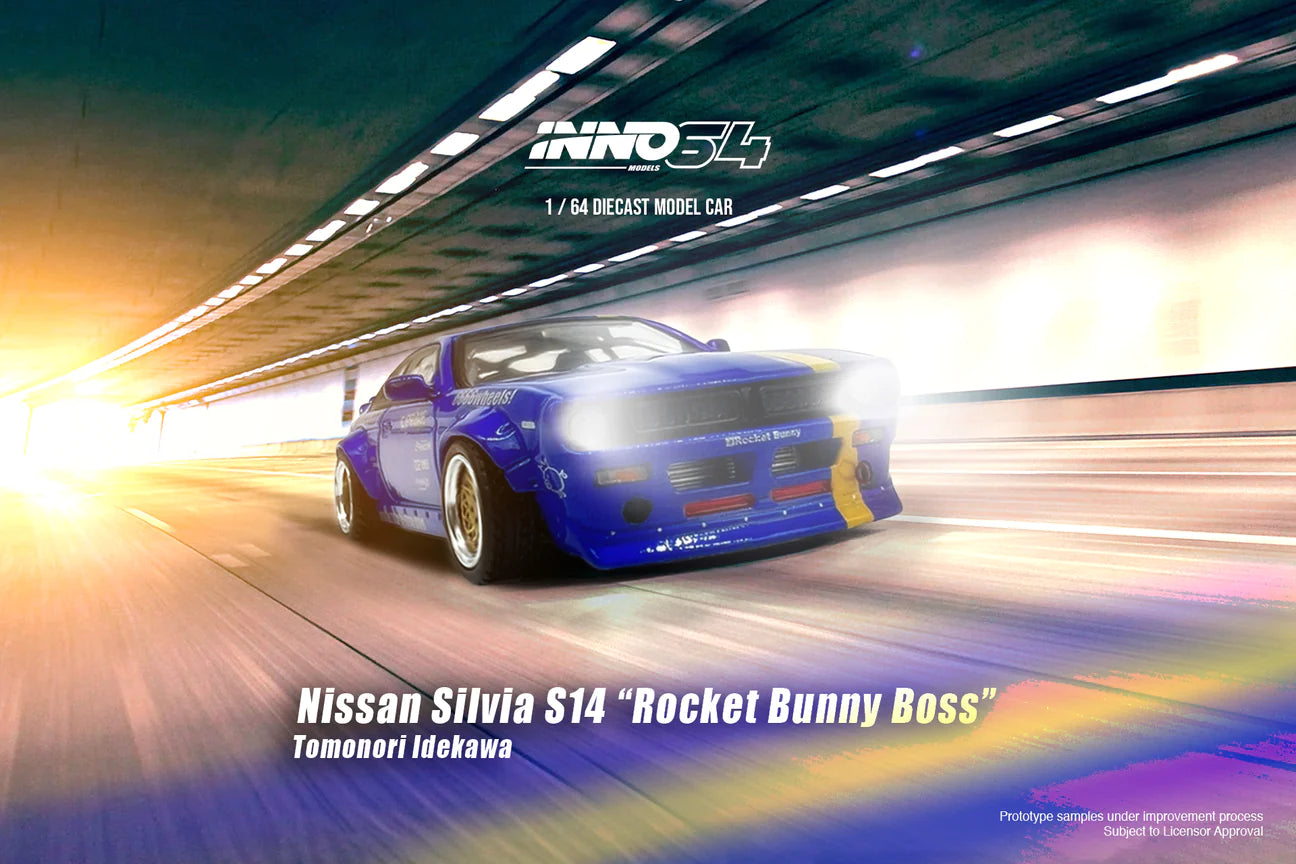 INNO 64 1/64 Nissan Silvia S14 "ROCKET BUNNY BOSS" Tomonori Idekawa