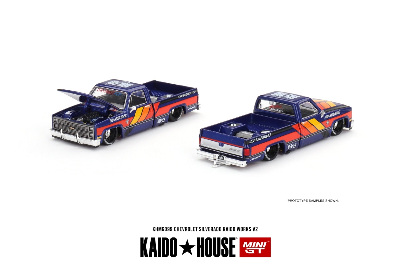 [ Kaido House x MINI GT ] Chevrolet Silverado KAIDO WORKS V2 KHMG099