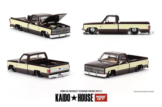 [ Kaido House x MINI GT ] CHEVROLET SILVERADO VINTAGE SPEC V1 KHMG145