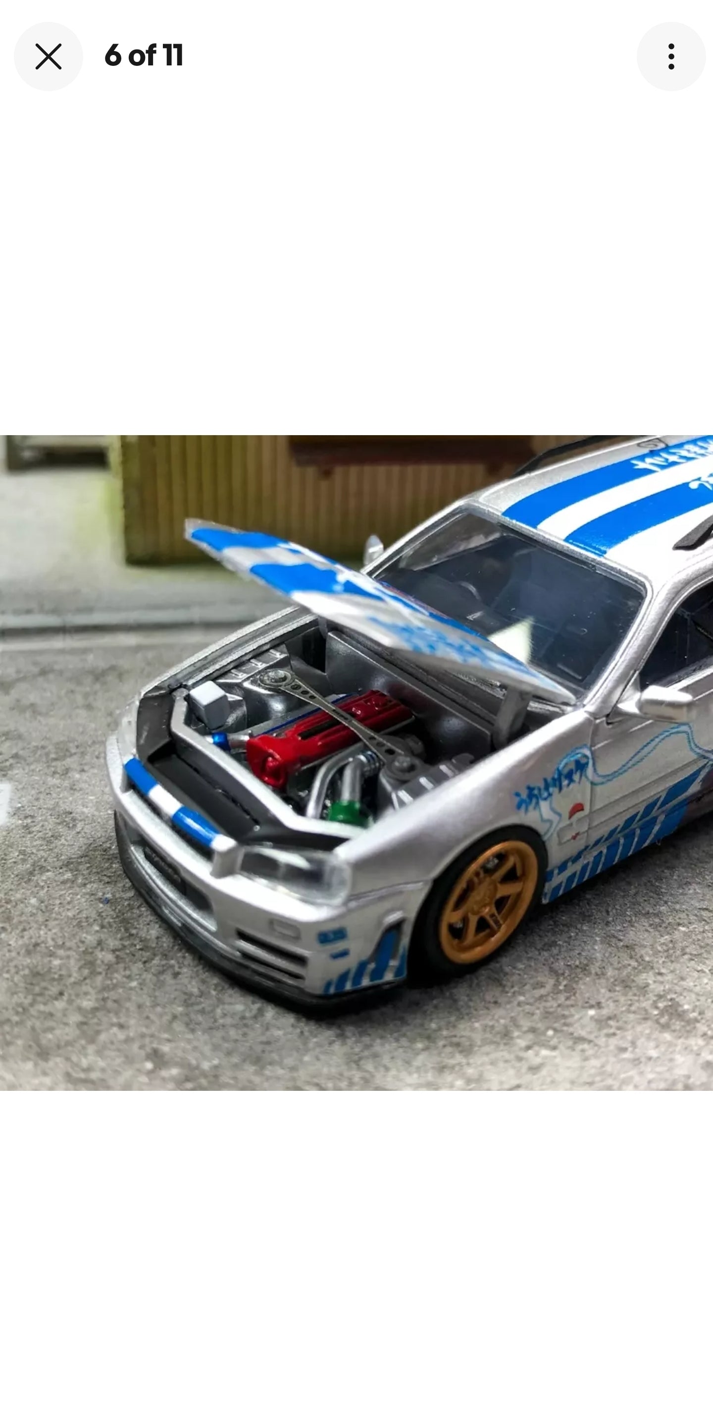 ZOOM 1/64 Stagea WC34 260RS Silver With Livery