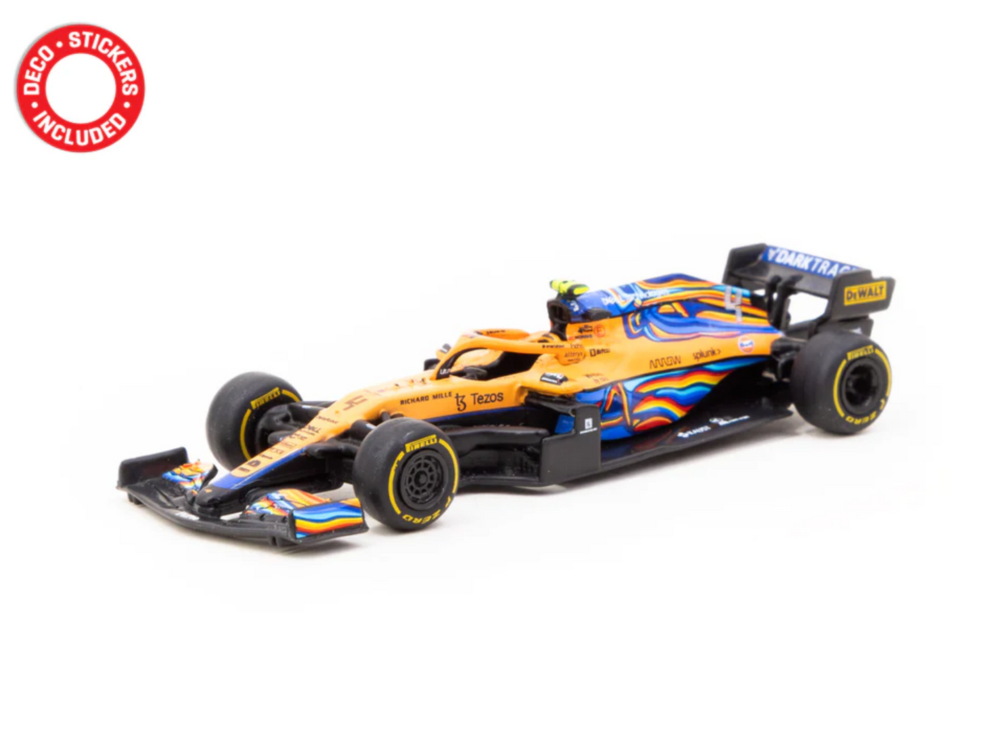 Tarmac Works 1/64 McLaren MCL35M Abu Dhabi Grand Prix 2021 Lando Norris #4 - GLOBAL64