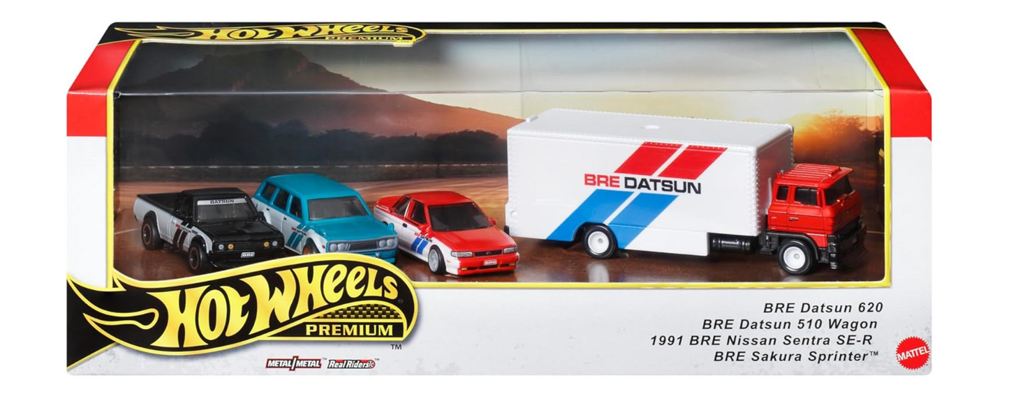 Hot Wheels Premium Collector Set - BRE Datsun BOX SET