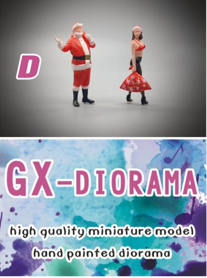 GX-DIORAMA 1/64 CHRISTMAS FIGURINE SET