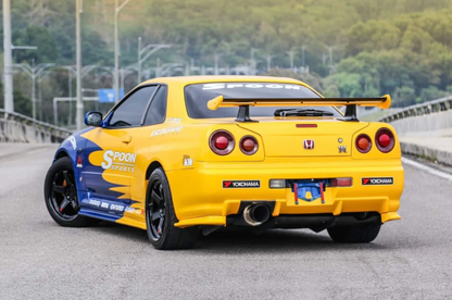 Fast Speed 1/64 Nissan Skyline GT-R R34 5th generation BNR34 - Spoon Blue Yellow