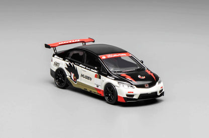 MOTORHELIX 1/64 HONDA CIVIC TYPE R (FD2) MUGEN LIVERY WHITE M65406