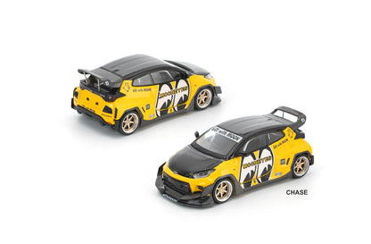 POP RACE X ENIGMA 1/64 PRE017 PANDEM YARIS – MOONEYES – PRE017 * CHASE *