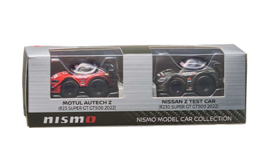 Choro Q MOTUL AUTECH Z (#23 SUPER GT GT500 2022) NISSAN Z TEST CAR Set of 2
