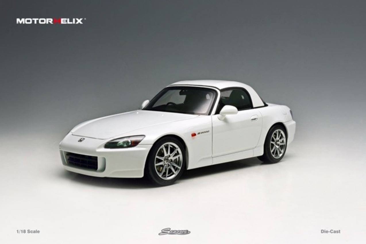 MOTORHELIX 1/18 Honda S2000 (AP2) Grand Prix White M85102