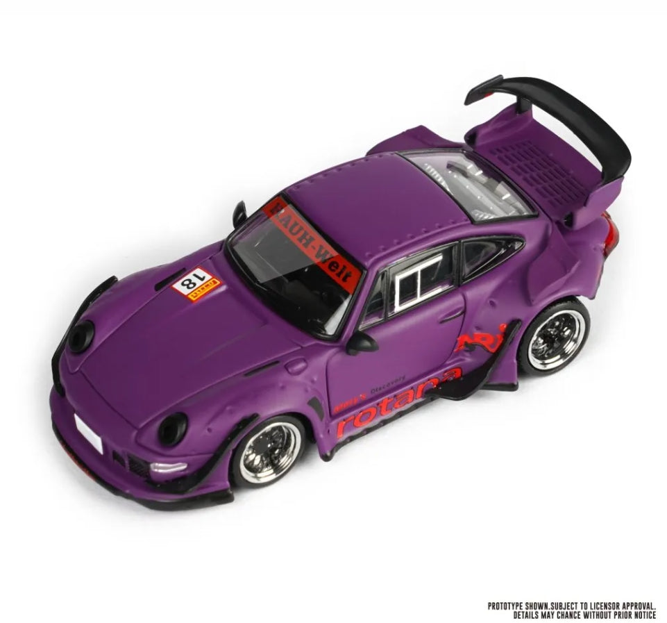 MODELMODEL 1/64 RWB 993 Rotana 18# Purple – MM64-RWB993-001