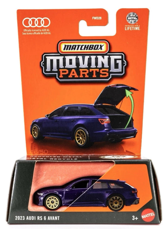 MATCHBOX 2023 AUDI RS 6 AVANT MOVING PARTS