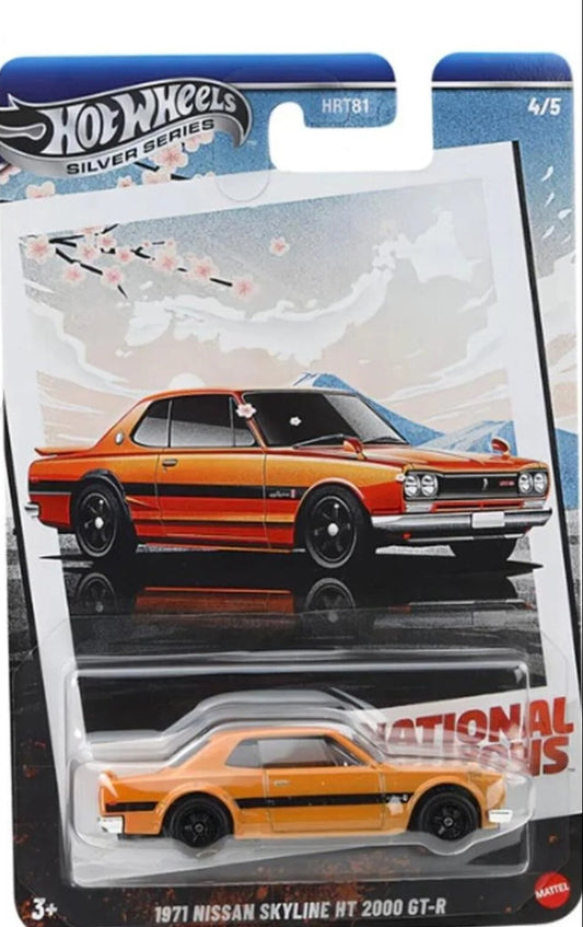 Hot Wheels Silver Series 1971 Nissan Skyline HT 2000 GT-R Orange