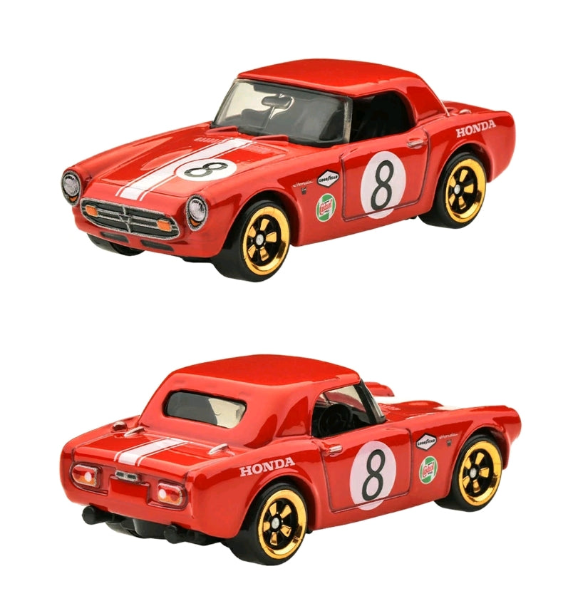 Hot Wheels Silver Series Rally Racers Honda S800 Racing / Course