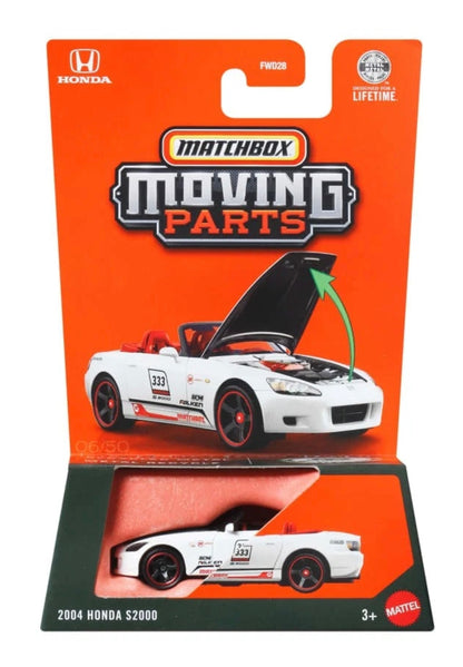 Matchbox MOVING PARTS 2004 Honda S2000