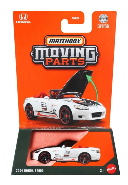 Matchbox MOVING PARTS 2004 Honda S2000