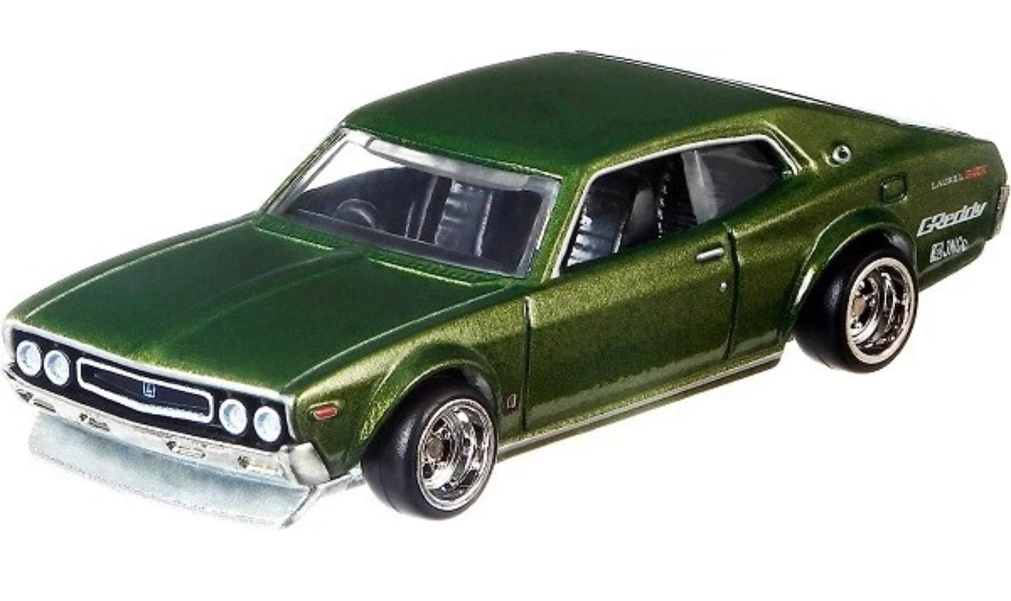 HOT WHEELS 1/64 CAR CULTURE JAPAN HISTORIC 2 - NISSAN LAUREL 2000 SGX GREEN
