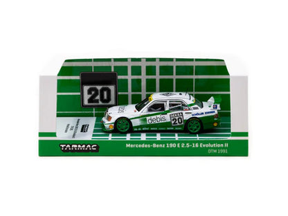 Tarmac Works 1/64 Mercedes-Benz 190 E 2.5-16 Evolution II DTM 1991 #20 - HOBBY64