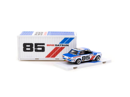Tarmac Works 1/64 BRE Datsun 510 Trans-Am 2.5 Championship 1972 #85 with Container - HOBBY64