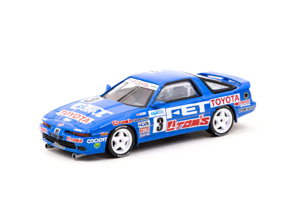 Tarmac Works 1/64 Toyota Supra Turbo (MA70) Macau Guia Race 1989 #3 - Macau GP 2023 Special Edition - HOBBY64