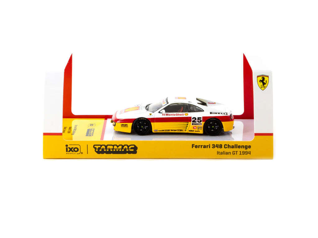Tarmac Works X iXO Models 1/64 Ferrari 348 Challenge Italian GT 1994 #25 - HOBBY64