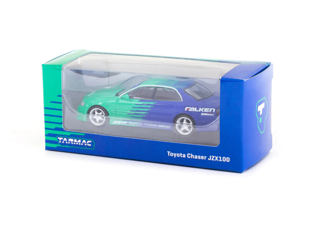 Tarmac Works 1/64 Toyota Chaser JZX100 FALKEN - GLOBAL 64