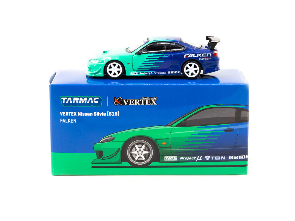 Tarmac Works VERTEX Nissan Silvia (S15) FALKEN - GLOBAL64