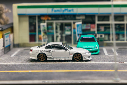 Tarmac Works 1/64 VERTEX Nissan Silvia S15 White Metallic - Lamley Special Edition - GLOBAL64