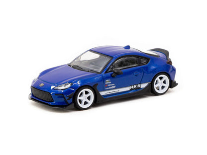 Tarmac Works 1/64 HKS Toyota GR86 Blue Metallic - GLOBAL64