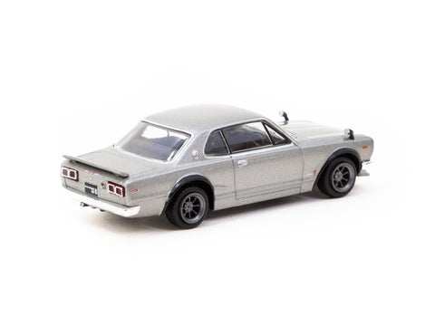 Tarmac Works 1/64 Nissan Skyline 2000 GT-R (KPGC10) Silver - GLOBAL64