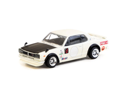 Tarmac Works 1/64 Skyline HT 2000GT-R White - GLOBAL64