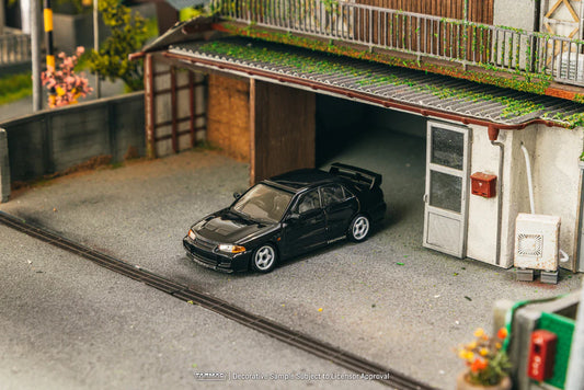 Tarmac Works 1/64 Mitsubishi Lancer GSR Evolution III Black - GLOBAL64