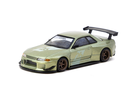 TARMAC WORKS 1/64 Nissan Skyline (R32) Widebody Millennium Jade - Designed by Jon Sibal - Tokyo Auto Salon 2026 Special Edition - GLOBAL64