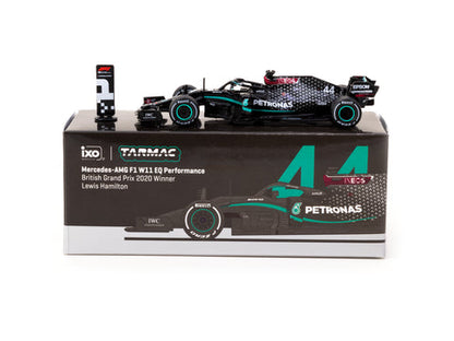 Tarmac Works 1/64 Mercedes-AMG F1 W11 EQ Performance British Grand Prix 2020 Winner Lewis Hamilton #44 - GLOBAL64