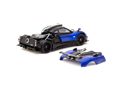 Tarmac Works 1/64 Pagani Zonda Cinque Blu Francia - GLOBAL64