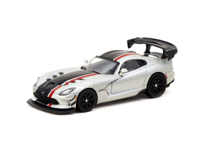 Tarmac Works 1/64 Dodge Viper ACR Extreme Silver Metallic - GLOBAL64