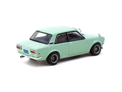 Tarmac Works 1/64 Datsun 510 Light Green - ROAD64