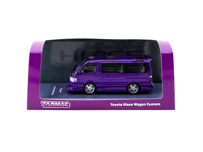 Tarmac Works 1/64 Toyota Hiace Wagon Custom Purple - ROAD64