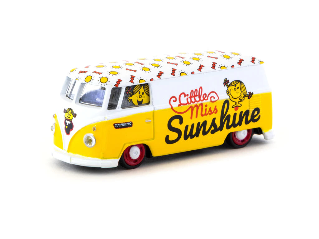 Schuco X Tarmac Works 1/64 VW Type II (T1) Panel Van Mr. Men & Little Miss - COLLAB64