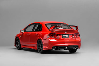 MOTORHELIX 1/18 Honda Civic Type R（FD2）MUGEN RR Diecast Model. M85415 Milano Red