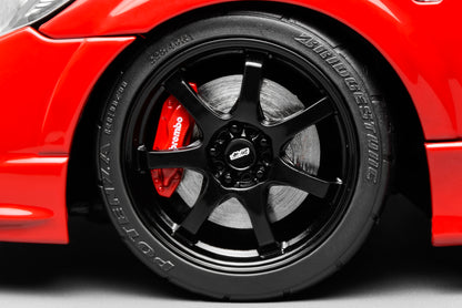 MOTORHELIX 1/18 Honda Civic Type R（FD2）MUGEN RR Diecast Model. M85415 Milano Red