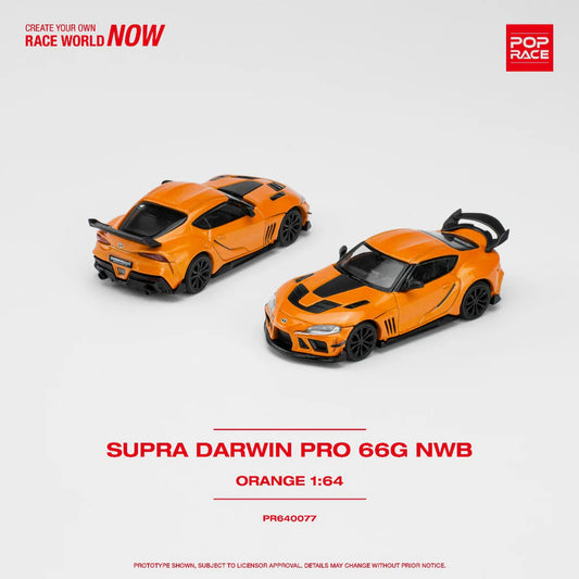 POPRACE 1/64 Supra Darwin Pro 66G NWB Orange PR640077