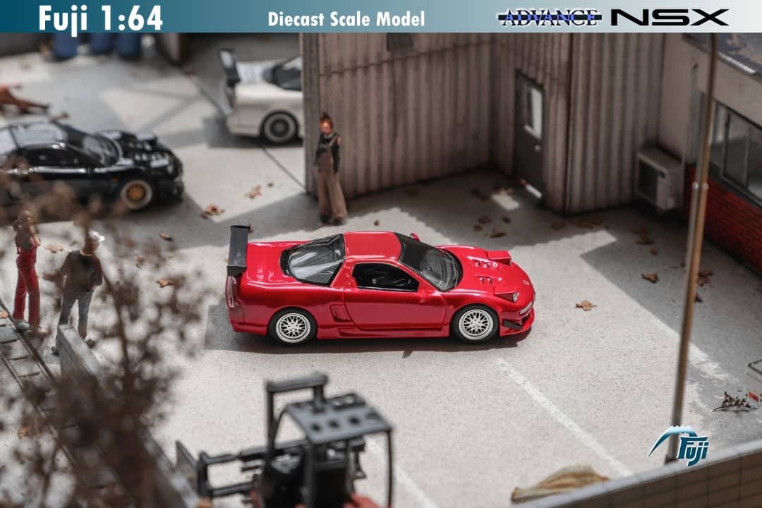 Fuji 1/64 NSX NA1 (BBS Rims) Advance Modified Red