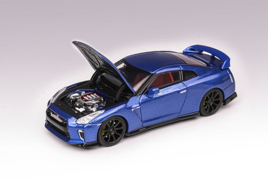 Motorhelix 1/64 NISSAN GT-R R35 Track Edition Blue