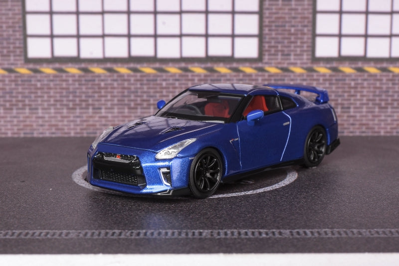 Motorhelix 1/64 NISSAN GT-R R35 Track Edition Blue