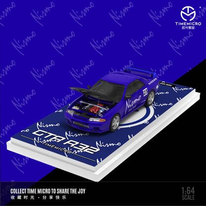 Time Micro 1/64 Skyline GT-R R32 Nismo Blue #23