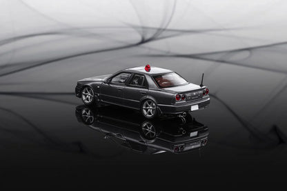 Mortal 1/64 Nissan Skyline ER34 25GT Police Car Grey