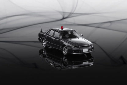 Mortal 1/64 Nissan Skyline ER34 25GT Police Car Grey